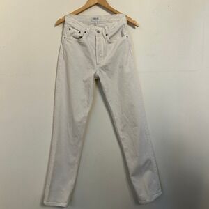 AGOLDE Lana Straight Leg Jeans White Size 24